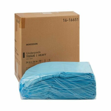 MCKESSON Procedure Underpad, 24 x 36 Inch, 150PK 16-16651